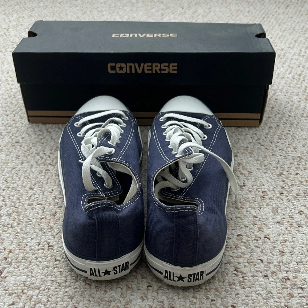 Converse Classic Navy Canvas Sneakers - Picture 3 of 4
